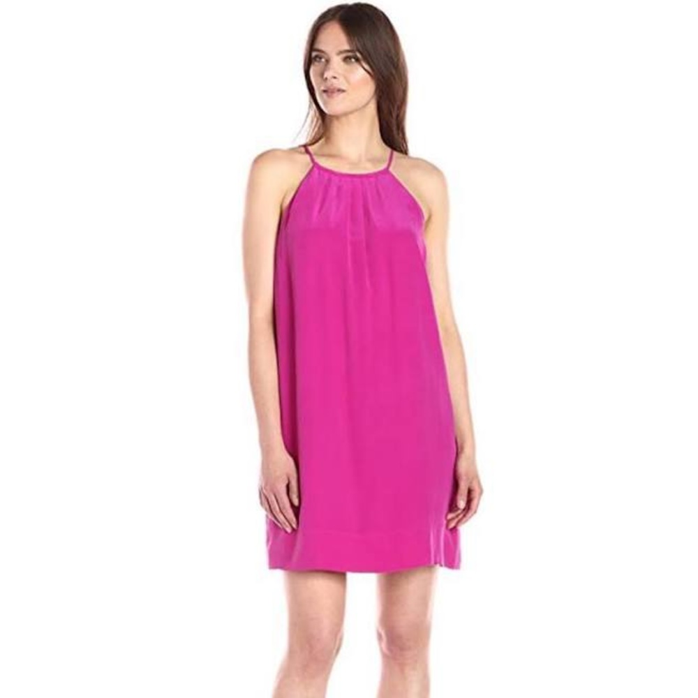 Joie Chase Dress Freesia Hot Pink
